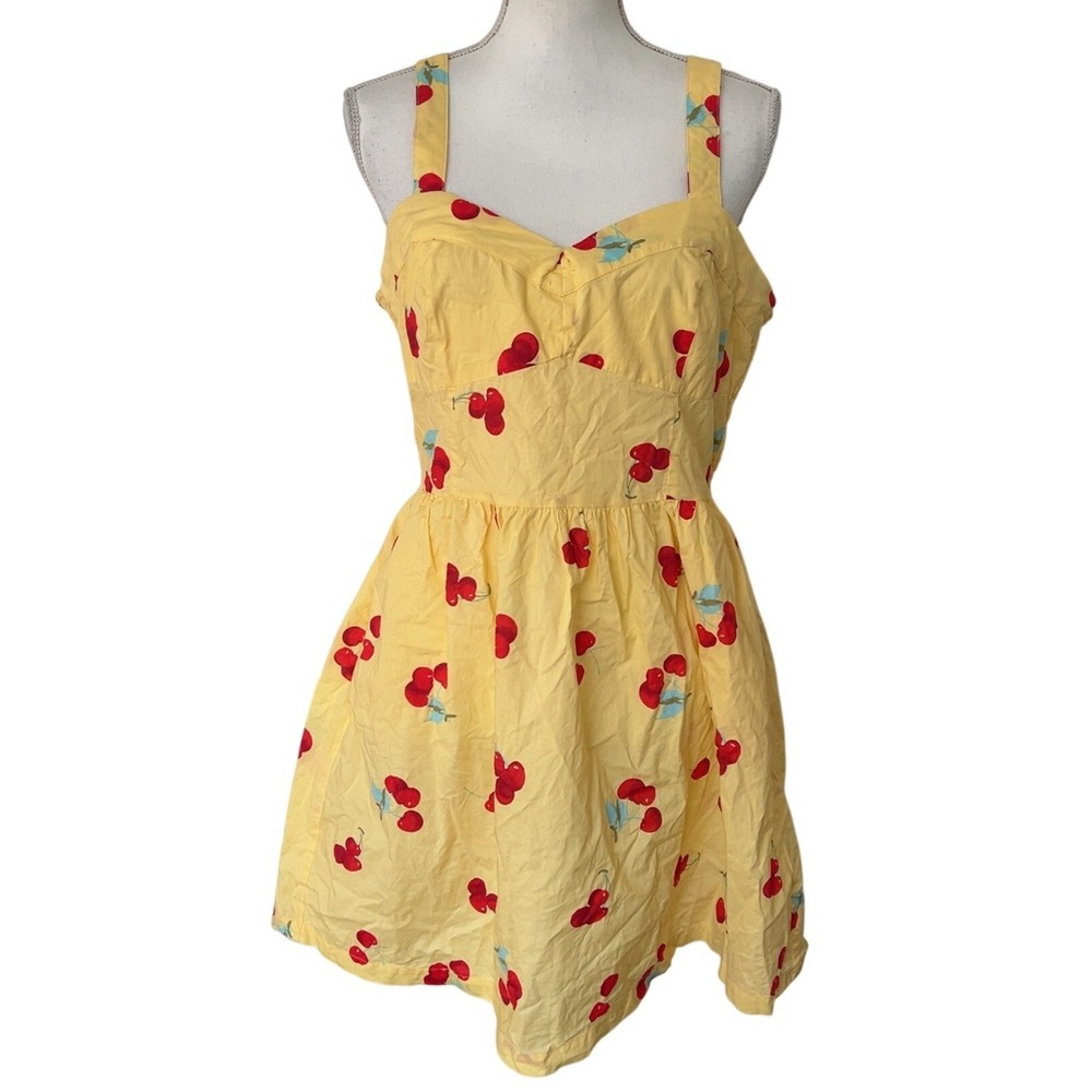 ModCloth Peace of Mind In the Sunshine Fit & Flare Mini Sundress SZ:  LARGE